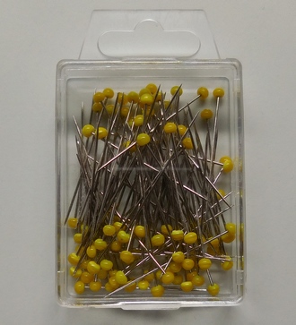 Glassheaded pins 48mm x 0,8mm (20 gram)